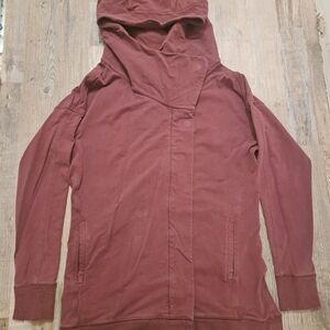 lululemon athletica Burgundy Hooded Sweater | Size XL